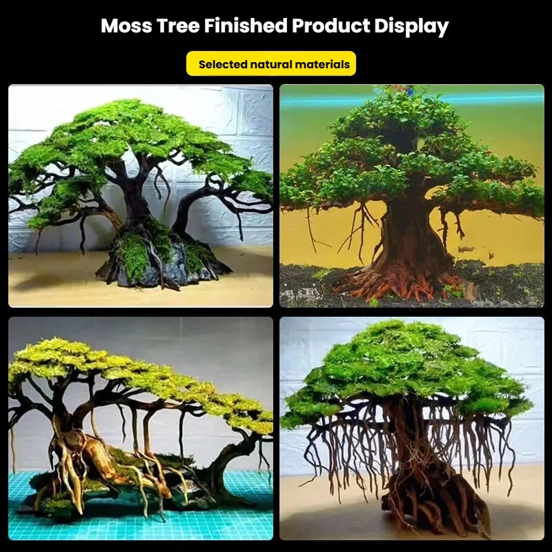 Dekorasi akuarium, hiasan poho - Aquarium Planted Tree ulasan dan harga