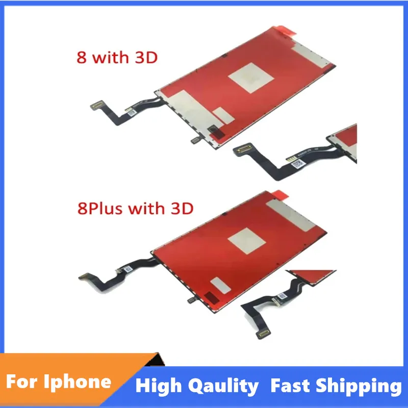 For iPhone 11 XR Screen Backlight Film with 3D Touch Function Flex Cable For iphone 6 6S 7 8 Plus 5 Original LCD Backlight Panel