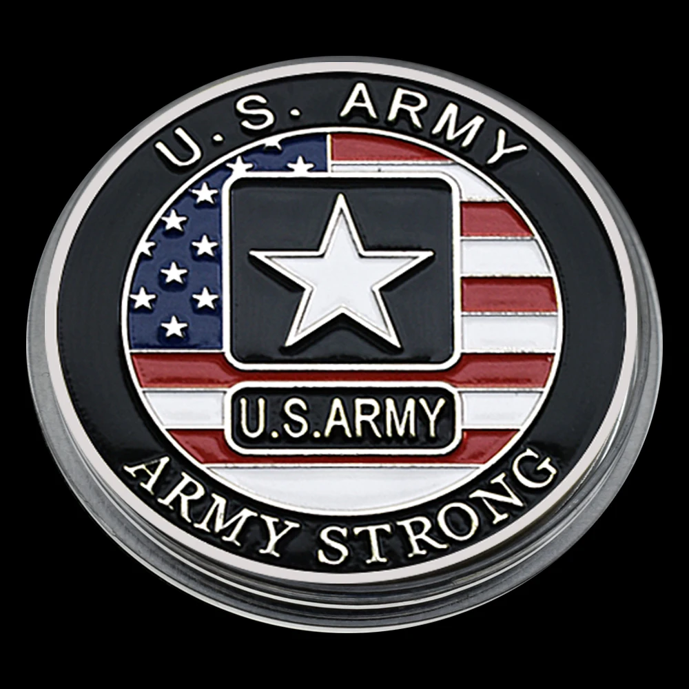 173rd Airborne Brigade Silver Coin – US Army, Army Strong, Sky Soldiers Collect Medal Souvenir Holiday Gift Collection