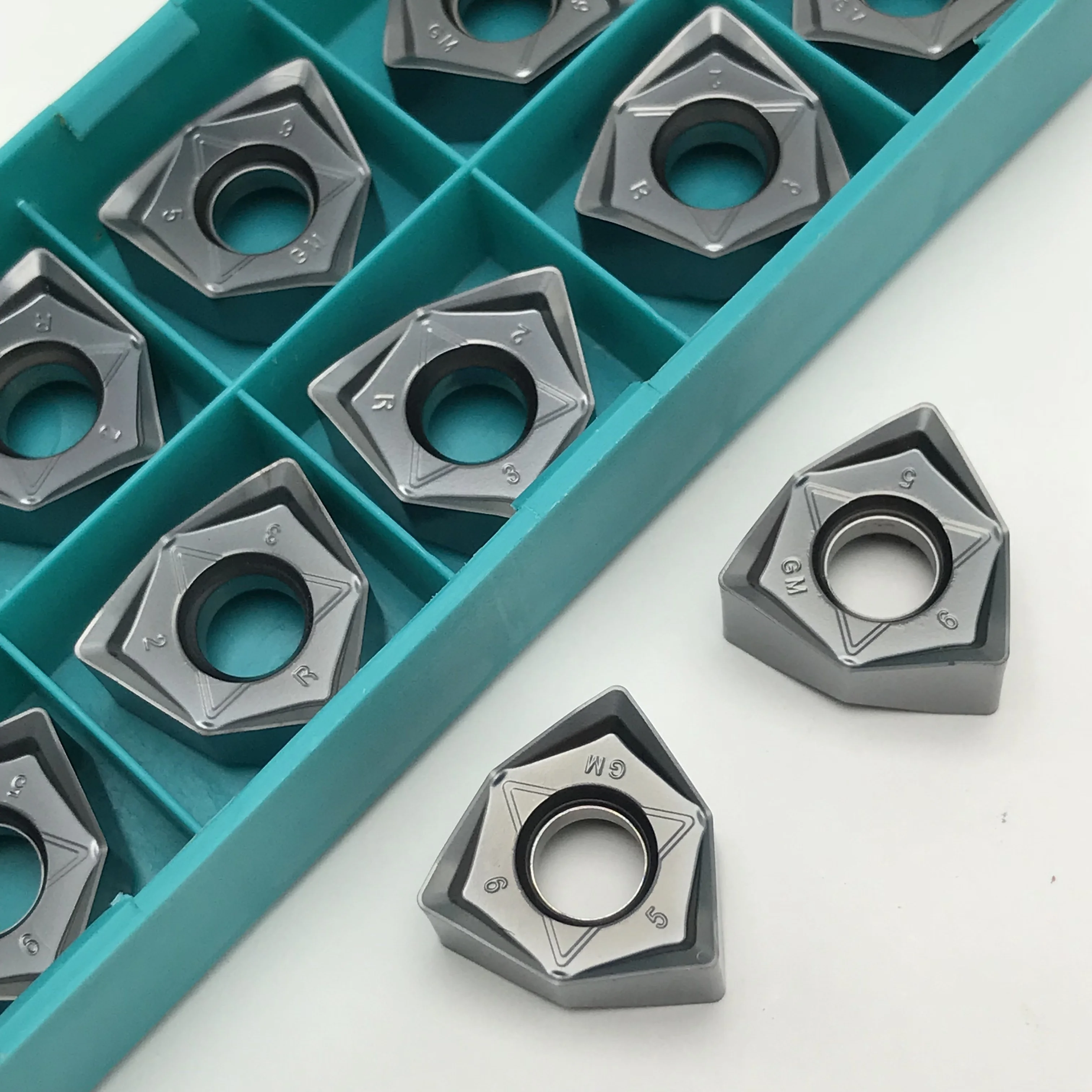 WNMU080608 Heavy Cut Fast Feed Milling Inserts Rough Turning Tool High Quality CNC Machine Tool Steel Parts Processing