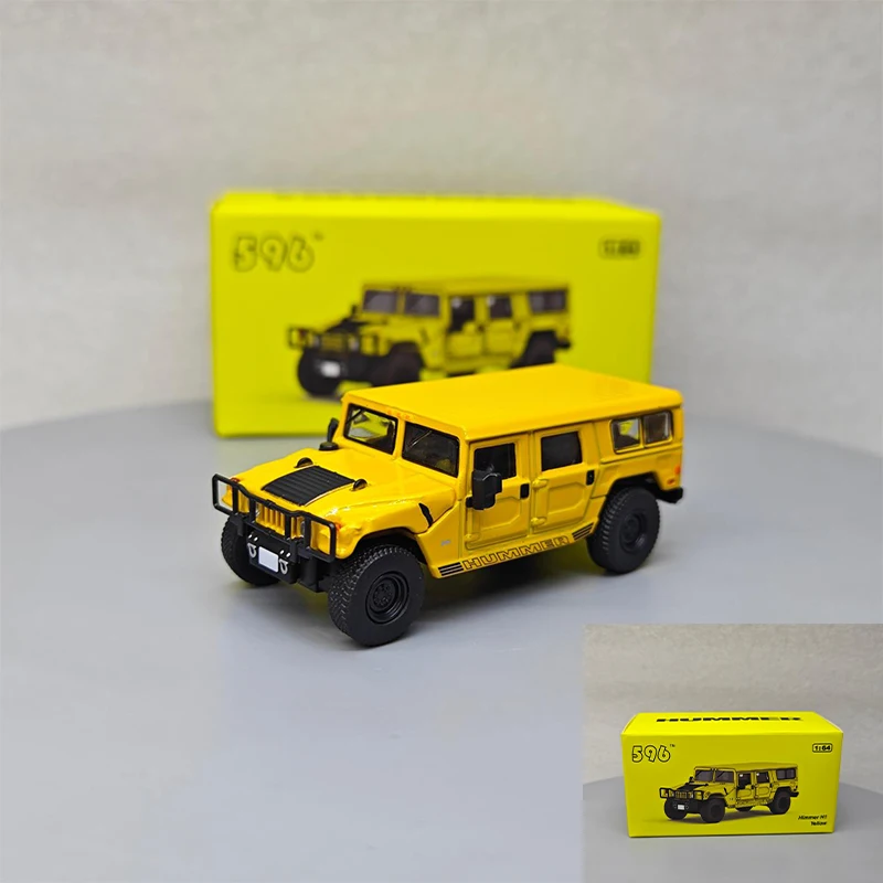 

1:64 Locomotive World Simulation Off-road Alloy Die Cast Car Model Yellow Silver Red Gray Collection of Ornaments 596