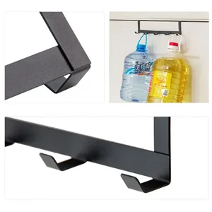 Geschmiedeter Eisenhaken mit 5 Haken, Lagerregal für Kleidung, Tasche, Hut, Sonntag, Badezimmer, Organisator 8 Hauptverkaufstür - №1