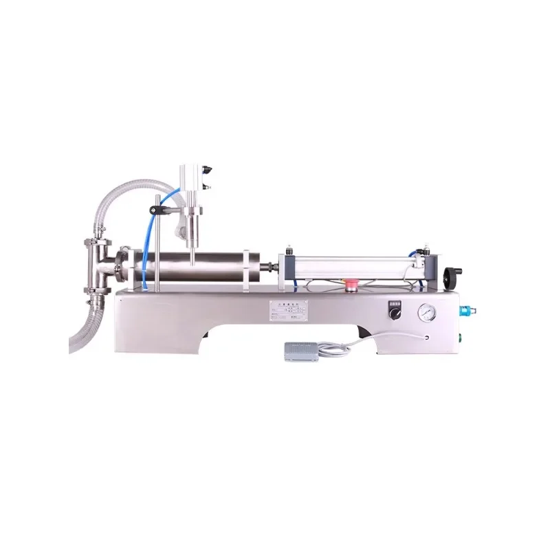 Strengthened Horizontal Automatic Liquid Filling Machine Liquor Beverage Honey Cooking Oil Washing