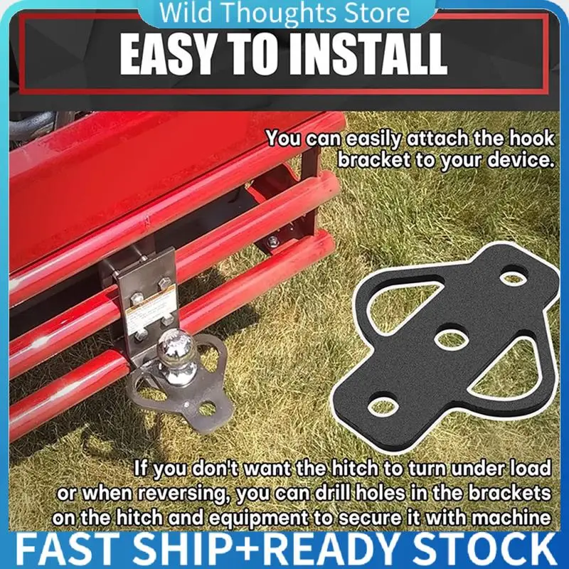 

Trailer Hitch Adapter Bolt-On Hitch Lawn Mower Golf Cart Yard Car Garden Tractor-[Qahk]