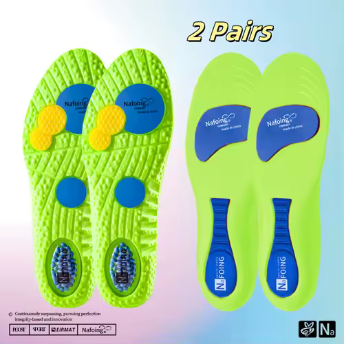 Sport Shock Absorption Insoles Green EVA Air Cushion Breathable Arch Support Orthopedic Shoes Pad Men Women Feet Care Insoles - Image 11