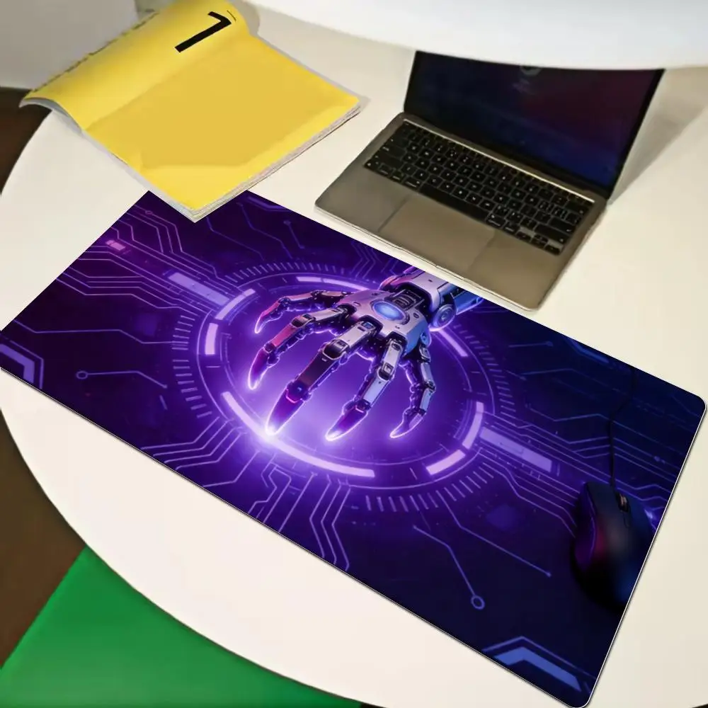 Extra-large gaming mousepad, mechanical awakening, high-definition computer office gaming desk mat, rubber anti-slip XAXC