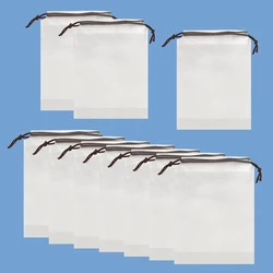 10 pcs Transparent rope bag, clothing, socks, gloves, towels, sundries, umbrella, dust-proof storage bag