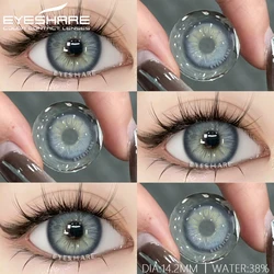 EYESHARE 2pcs Color Contact Lenses for Eyes Blue Eye Color Green Lenses Korean Fashion Brown Eye Lense Yearly Cosmetic Gray Lens