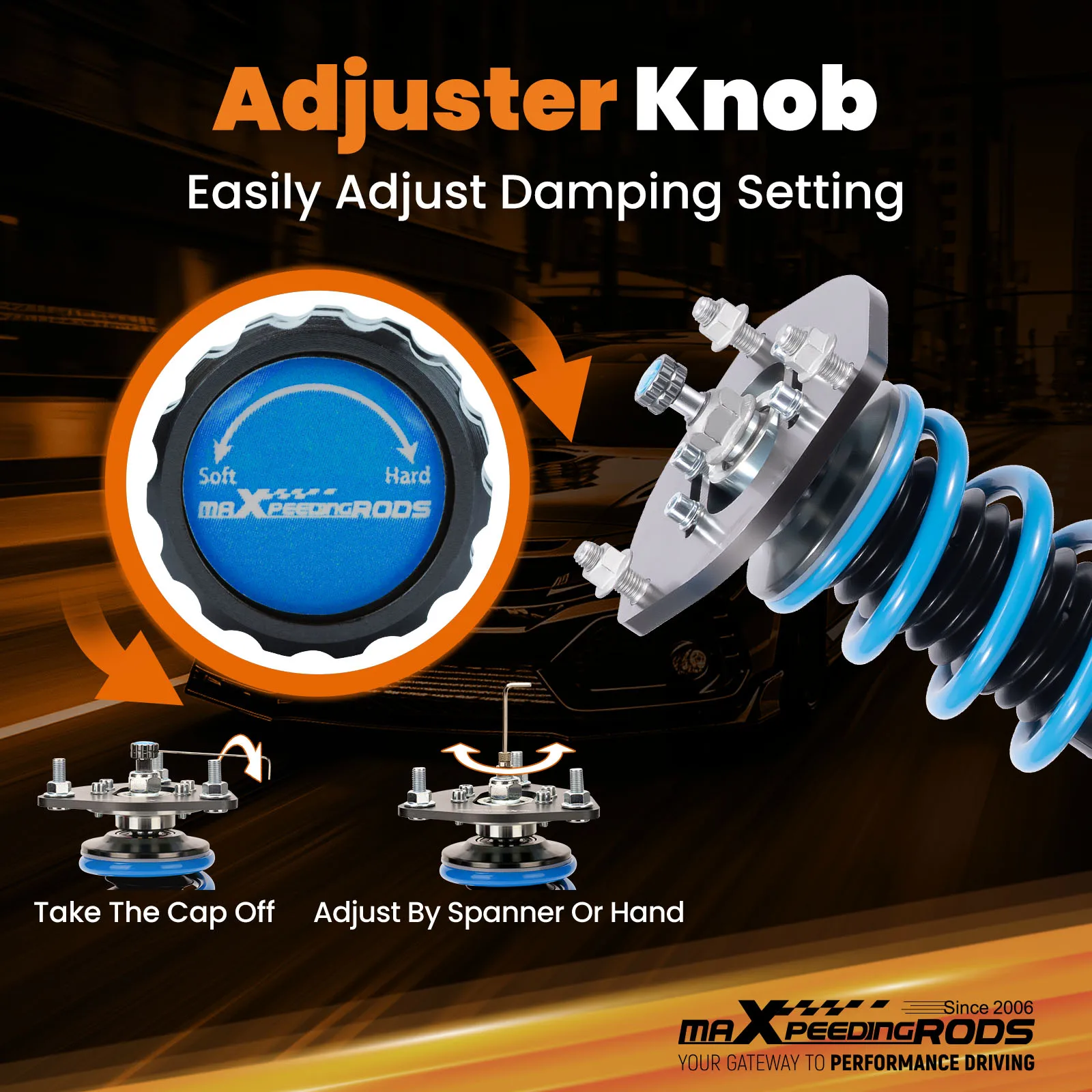 

MaXpeedingrods T6 Coilovers Damper Adjustable For TOYOTA AVALON / CAMRY 07-11