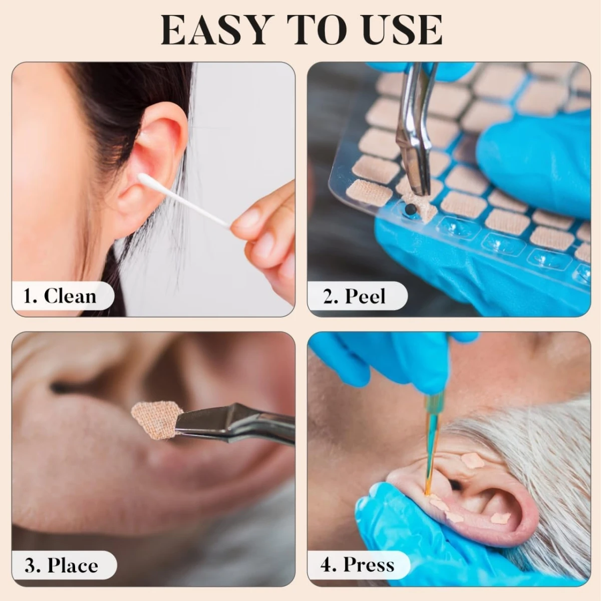 600 Count Ear Seeds for Women Men Christmas Gift Magnetic Ear Seeds Acupuncture Stickers Way to Solve Headache Back Pain Stress
