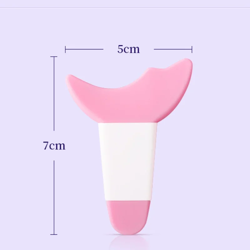 초승달 모양 전문 아이라이너 템플릿, 실리콘 마스카라 배플 아이라이너, 눈썹 아이라이너 셰이퍼, 메이크업 보조 도구, 1 개