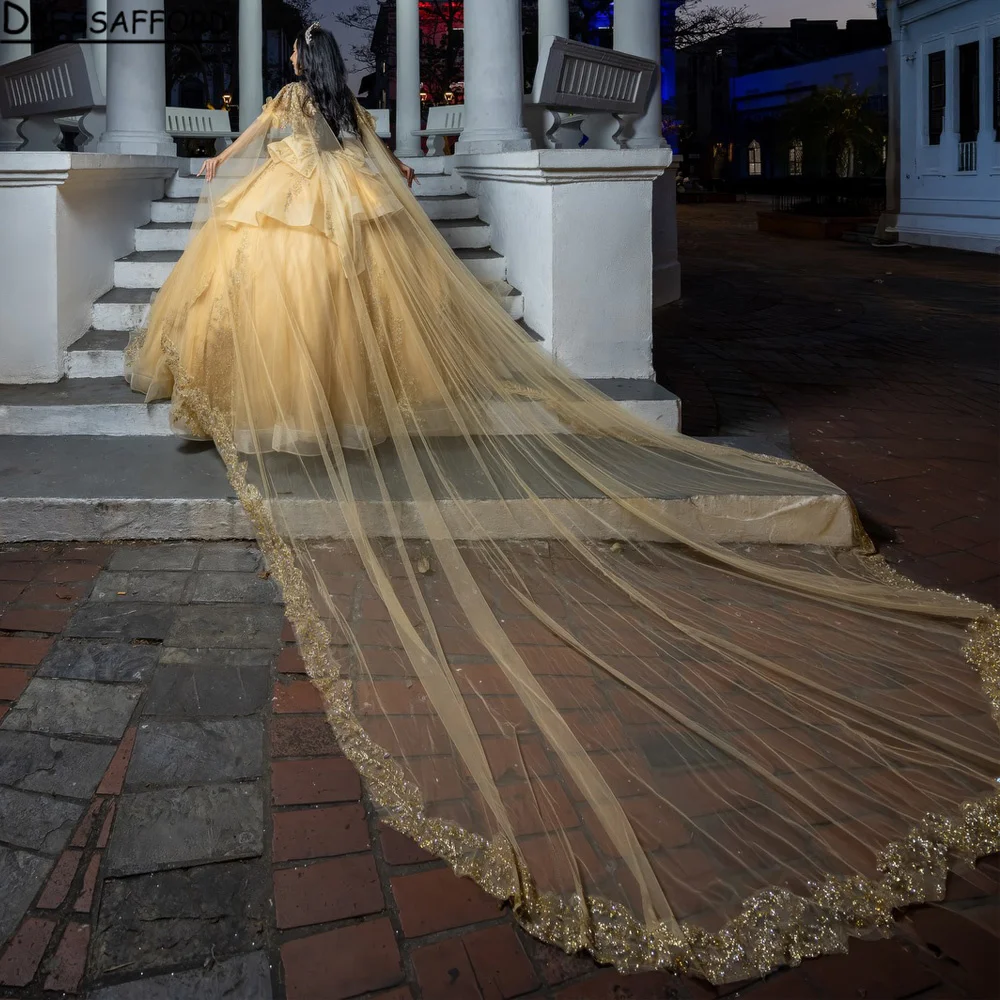 

Yellow Quinceanera Dresses 2026 Sequin Applique Charro Mexican Vestidos De 15 Años Sweet 16 Pageant Dress Customized