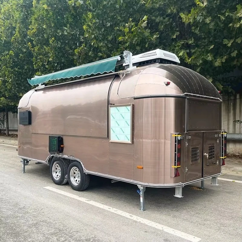 Fulai Mobile Shawarma Pizza Food Trailer Imbissagen Foodtruck Towable Coffee Shop Bar Hot Dog Food Trailers Fully Equipped