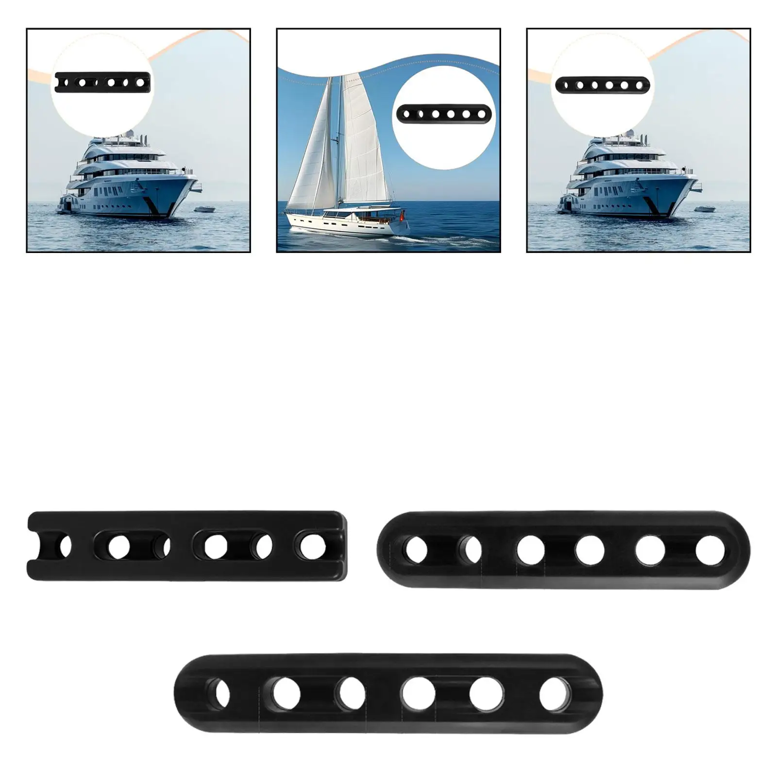 Boat Mooring Line Snubber Shock Absorbing Premium Rubber Accessory for Accessories for Rigid Boat