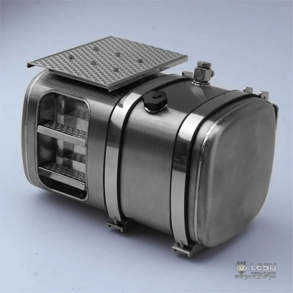 1/14 LESU Lato Destro Serbatoio In Metallo W/P Pedale 90 Millimetri Parti per Tamiyayaa RC Trattore Camion Giocattoli di Controllo Remoto Modello di Auto TH10214