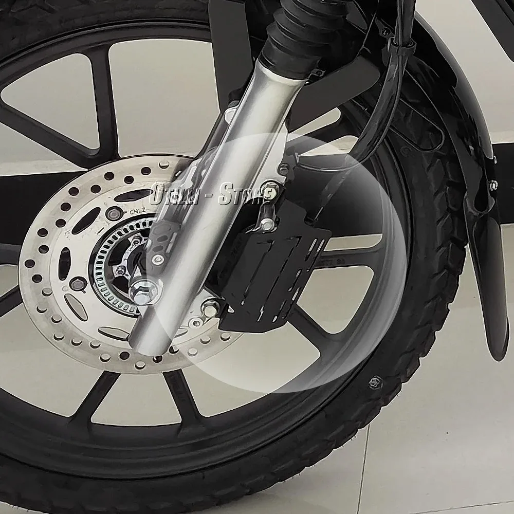 Motorcycle Accessories Black Front Fork Guards kit Brake Caliper Guard For Honda Cross Cub CC110 CROSS CUB CC 110 2023 2024 - Image 5