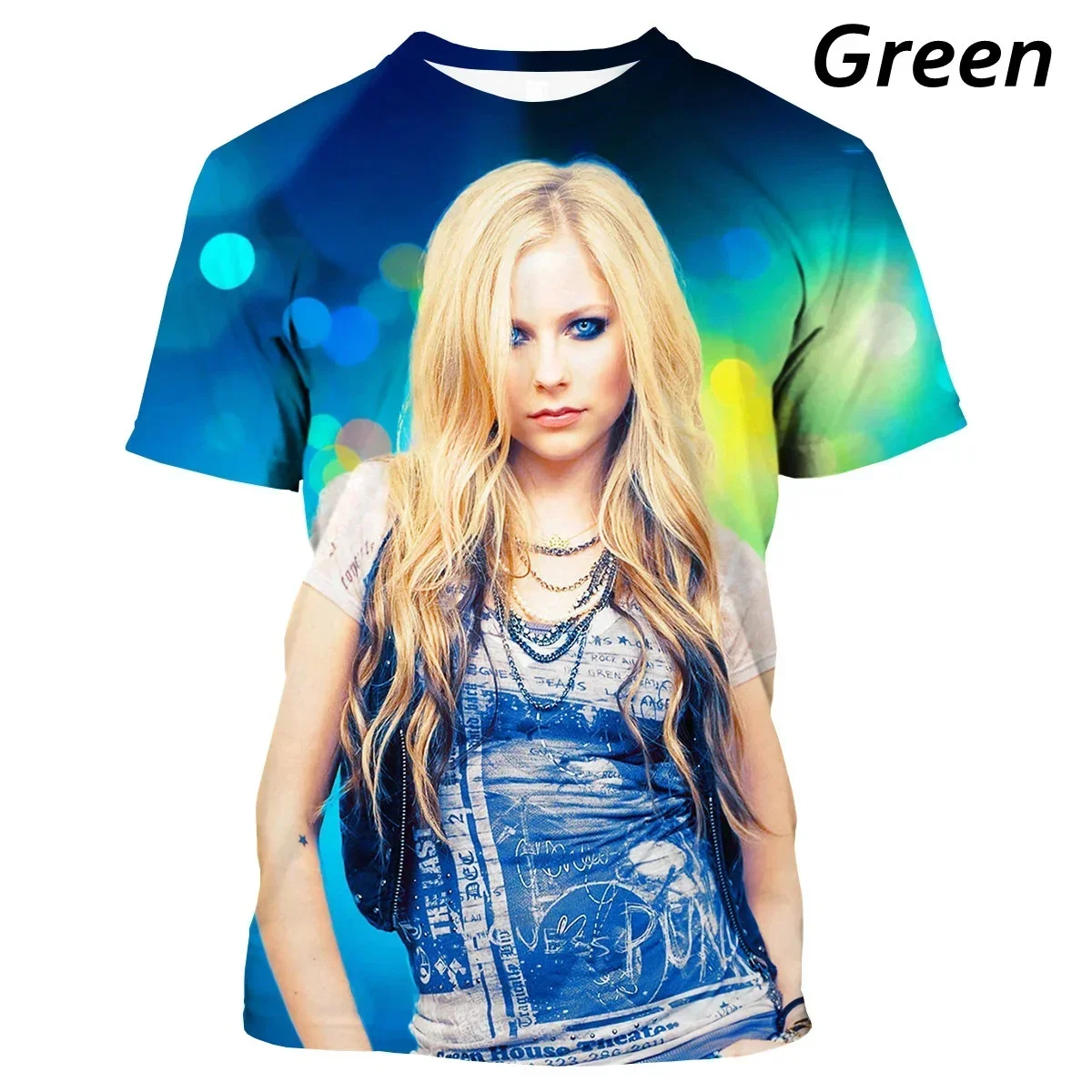 

Fashion Clothing Avril Lavigne 3D Printed T Shirt Men Casual Fashion T-shirts Women Men Hip Hop Tee Shirts Harajuku Styles Tops