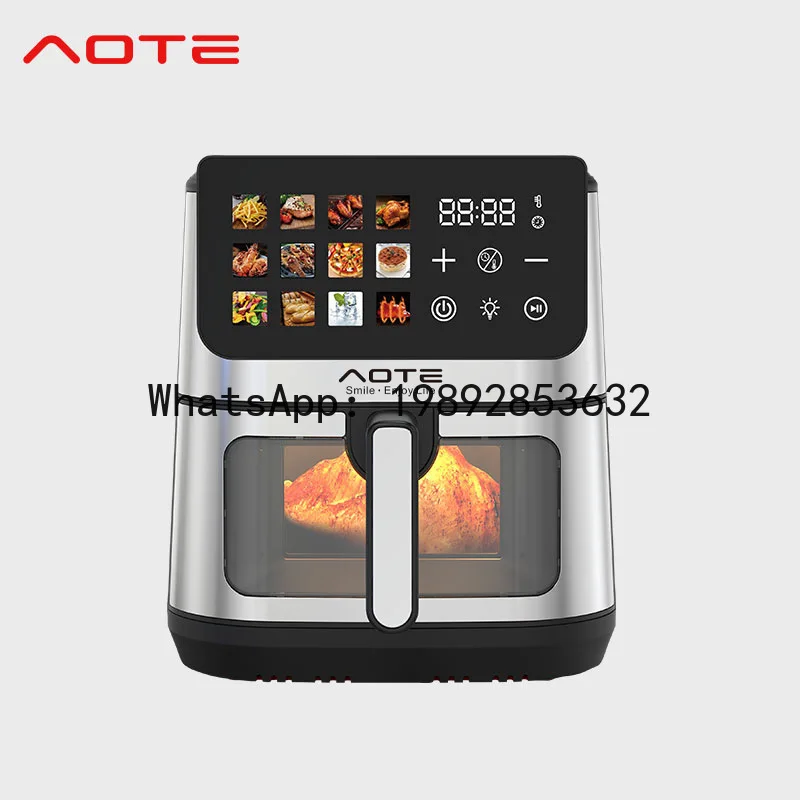For homeair fryer multi-function touch screen 8l large capacity upper and lower double heating