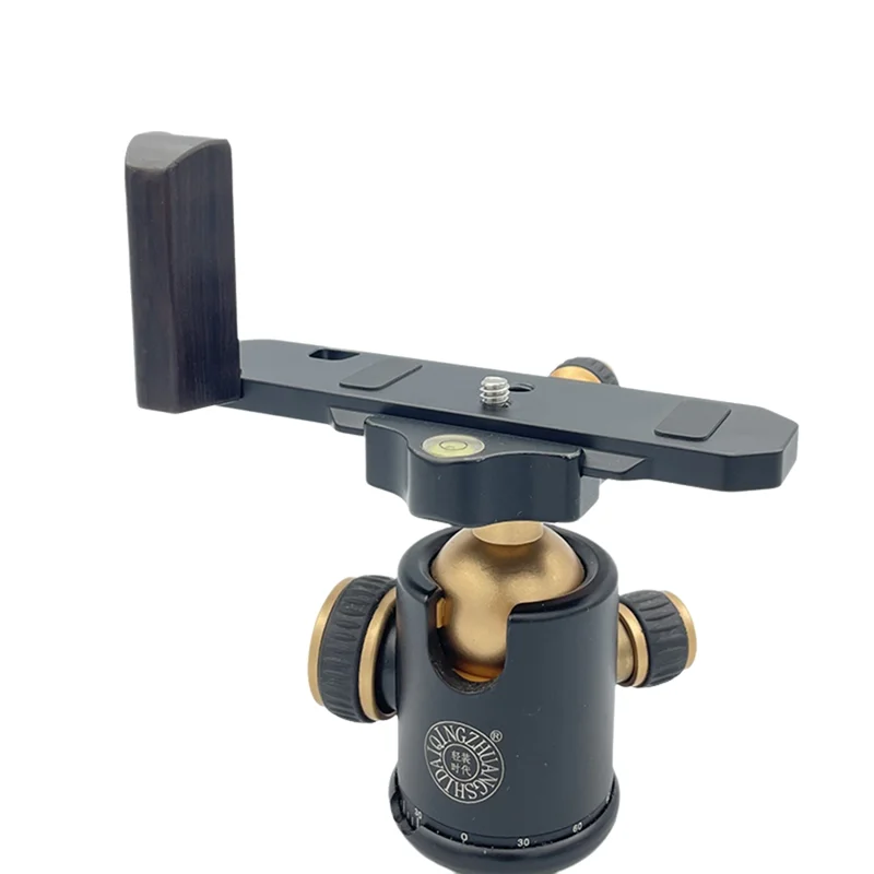 Nuevo mango de agarre de madera con Base de placa L de liberación rápida para Nikon FM FM2 FM3A FE2 accesorios de cámara