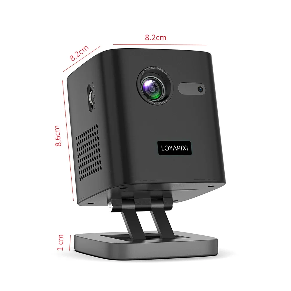 Mini pico portable LED HD 4K 3D native 540P 280 Ansi proyector outdoor camp home cinema theater video beamer dlp projector