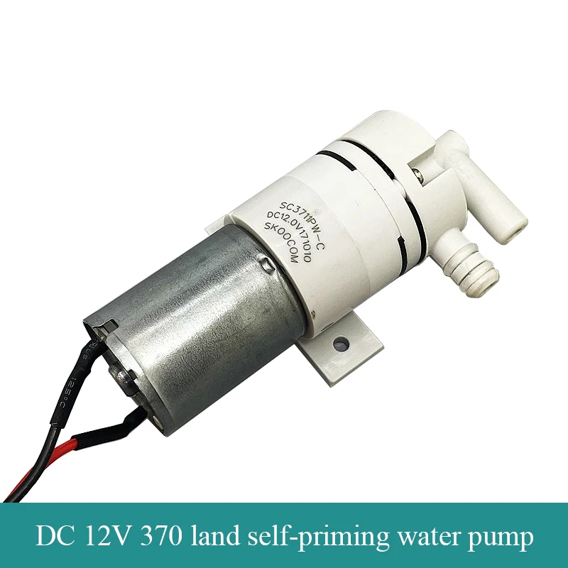 

Skoocom SC3711PW-C 370 Water Pump DC 12V 700ml/min Land Self-priming Water Pump Cold Water Pump