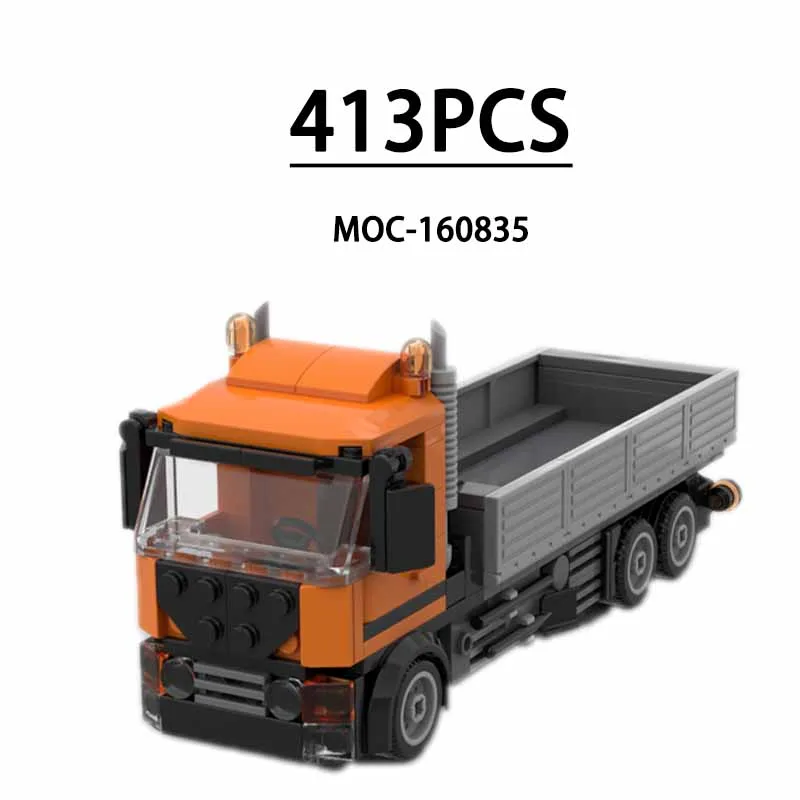 

MOC-160835 Container LKW v.2 Truck Building Block Set, 413 Pieces Transport Vehicle, Children's Birthday Gift Christmas Toy Gift