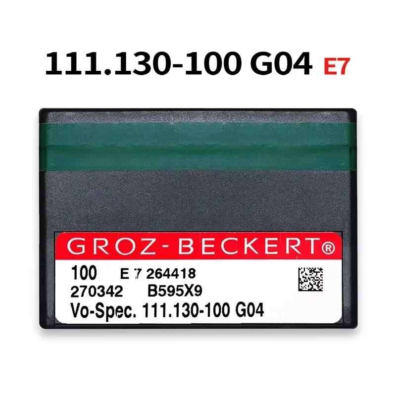 100 Agujas GROZ BECKERT Vo-Spec.111.130-100 G05 E8 y G04 E7 para Máquinas de Tejer Planas Computarizadas STOLL