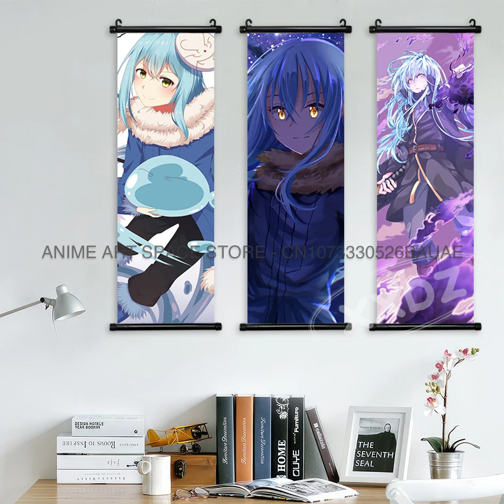 That Time I Got Reincarnated As A Slime Hanging Painting Rimuru Tempest Poster Wall Artwork Anime Scroll Picture Home Decoration