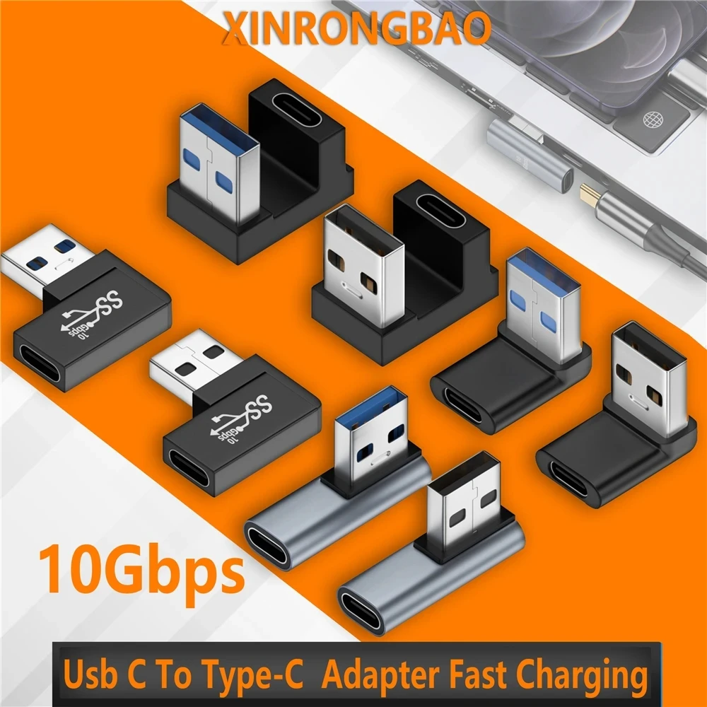 Adattatore USB-A Maschio A USB-C Femmina – Ricarica E Trasferimento Dati 5Gbps Con Chip 3.0