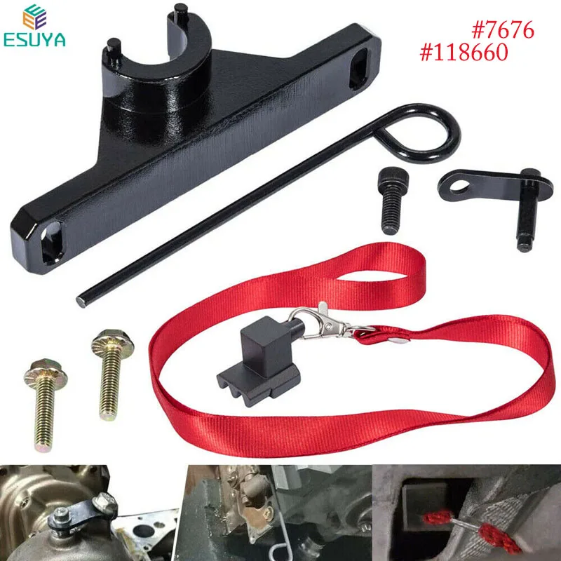 ESUYA 7676 Oil Seal Repair Kit & 118660 Flywheel Holder for BMW 1 2 3 5 Series N20 N26 N55 Engine, Perfect Combination