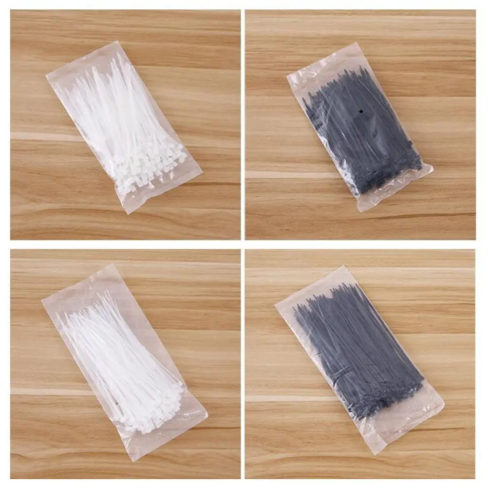 400Pcs High-Tensile Nylon Self-Locking Zip Ties Design Reusable Cord Organizer Ties for Home Office Wire Sorting
