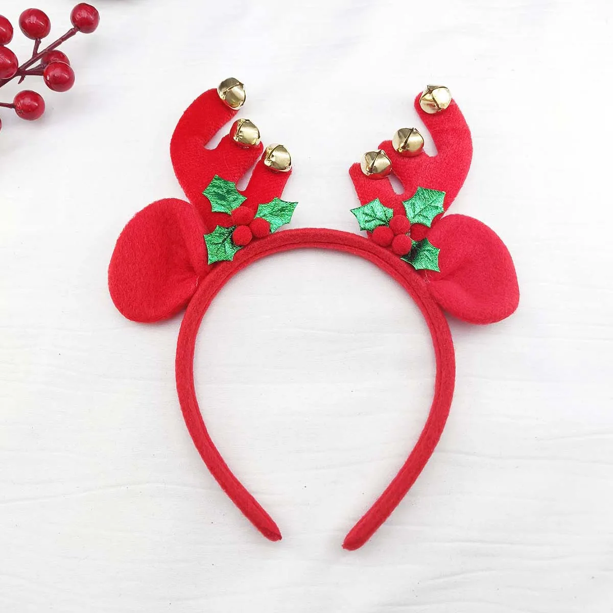 1pc Cute Deer Antlers Christmas Hairband Fun Christmas Elements Hair Hoop Suitable Holiday Party Wear Christmas Hair Accessories