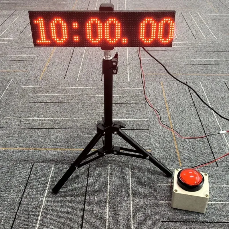Portable LED Countdown Timer with Big Display & Push Button, 99min 59sec for Marathon/Cooking