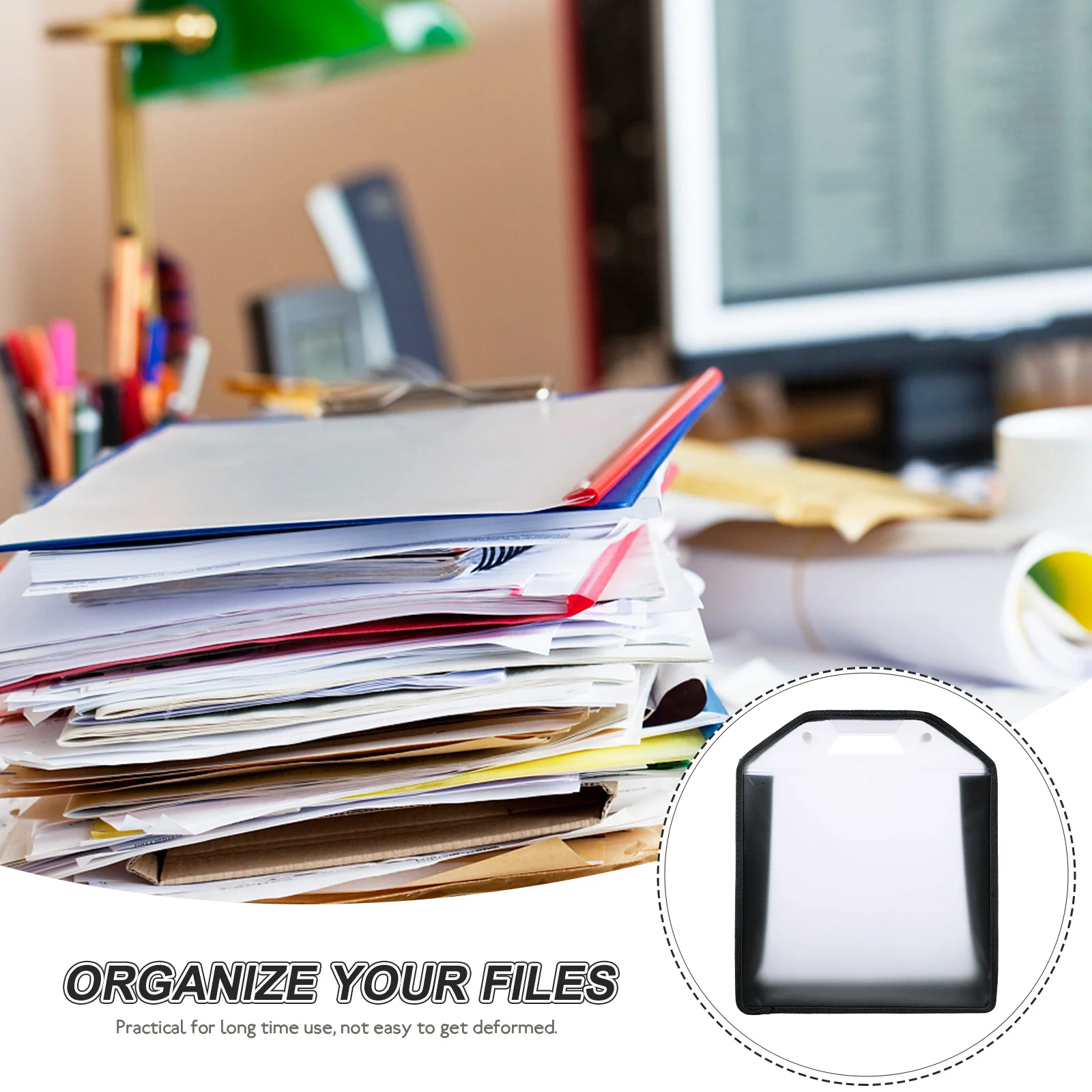 

Oxford Cloth Information Bag Plastic File Organizer Document Envelope Folder with Pocket Receipt Pouch Documents