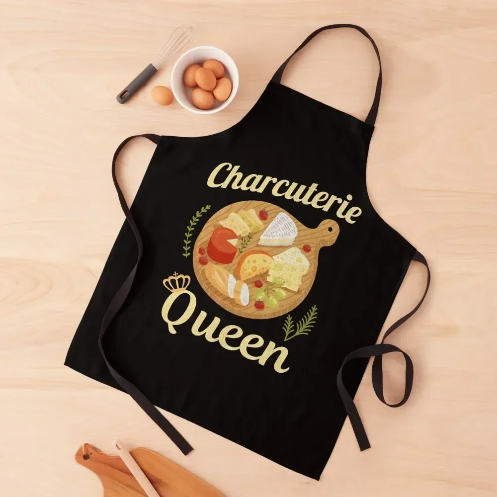 

Charcuterie Queen Apron kitchen girl Hairdressing Apron