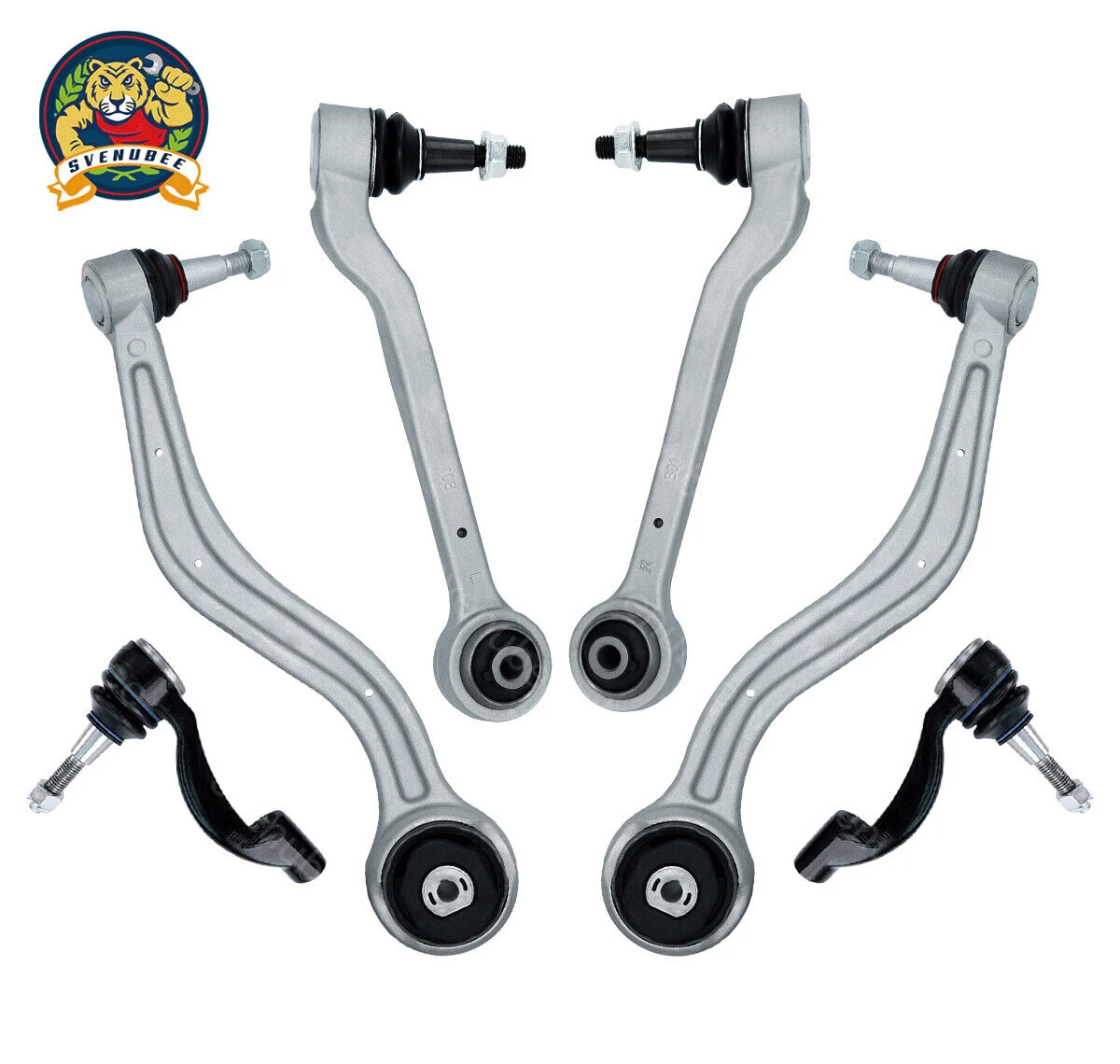 Svenubee Front Lower Control Arm Tie Rod End 6pcs Set for Cadillac ATS Premium Performance 2013 2014 2015 2016 2017 2018 2019