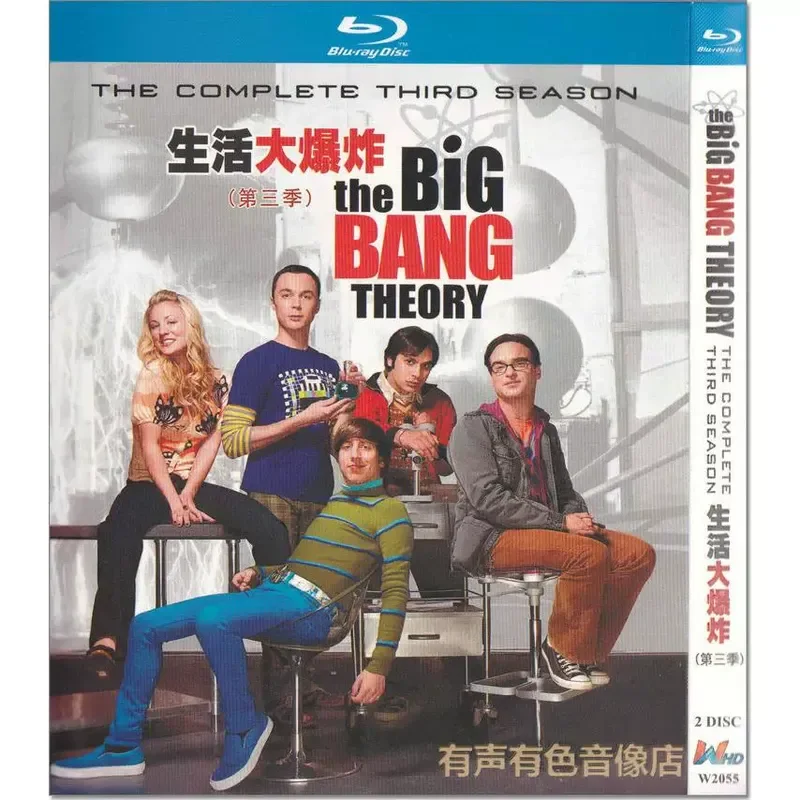 American Comedy TV Series The Big Bang Theory Season 1-12 Blu-ray BD High Definition 24 Discs