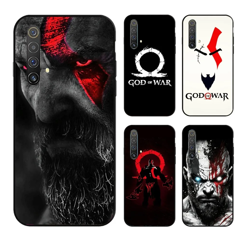 God War Kratos Mobile Cell Phone Case for OPPO Find X5 X3 X2 A93 Reno 8 7 Pro A74 A72 A53 Black Soft Phone Cover Funda