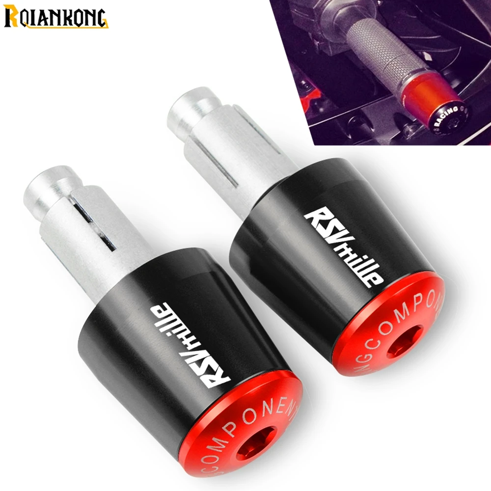 

For Aprilia RSV MILLE R 1999-2003 2002 2001 2004 2005 2006 2000 22MM Motorcycle Handlebar Hand Grips Handle Bar End Cap Cover