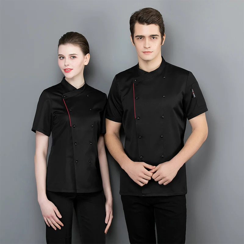 Uniforme de cozinha para Chef Work Clothes, Jaqueta para Grill, Restaurante Cook Clothing, Café Cooking, Beauty Nails Studios