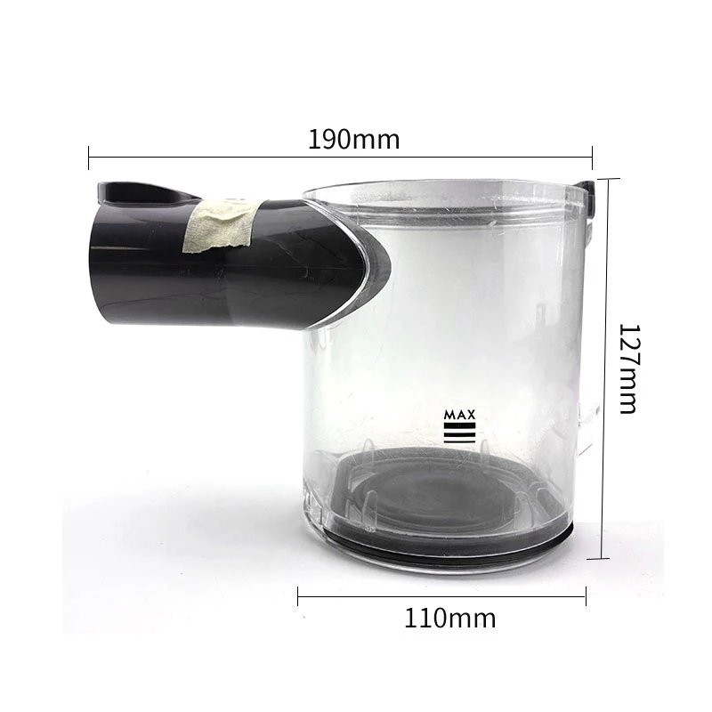กล่องดักฝุ่นเครื่องดูดฝุ่นสำหรับ Dyson V6ถังประกอบ/ถ้วยสิ่งสกปรกชิ้นส่วนเครื่องดูดฝุ่นอุปกรณ์อะไหล่ทดแทน