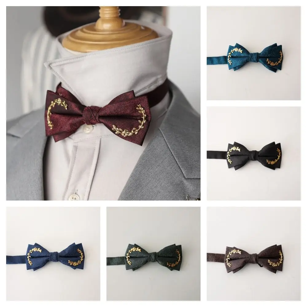 

Formal Retro Men's Suit Accessory Elegant Soft Gentleman's Bow Tie Vintage Business Korean Style Bow Tie Groomsman