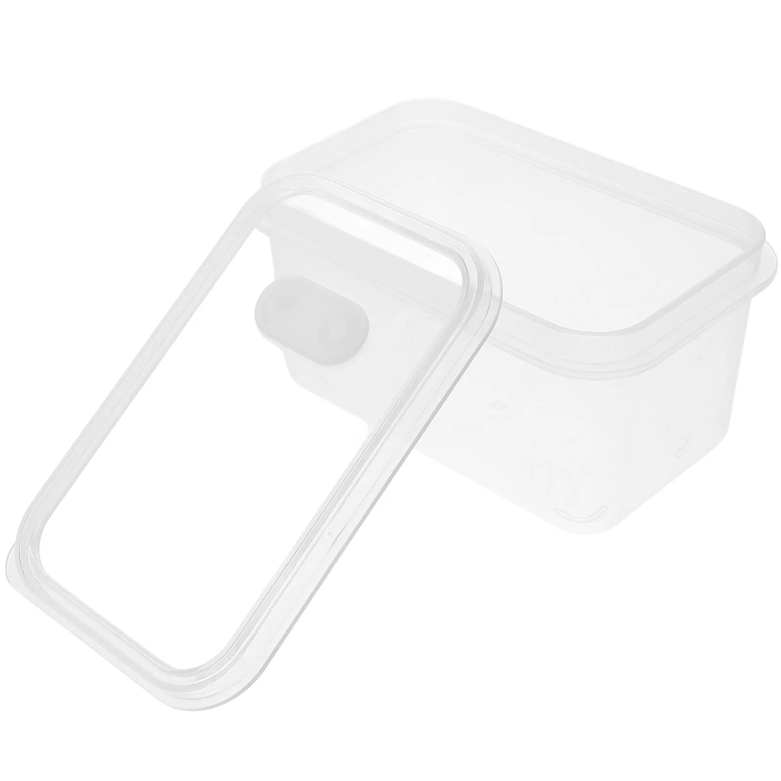 Lonchera Bento para Sushi, Contenedor Transparente de Plástico para Almacenamiento de Alimentos, Tapa Segura, Preparación de Comidas, Viajes, Comida al Aire Libre, Contenedores para Congelador