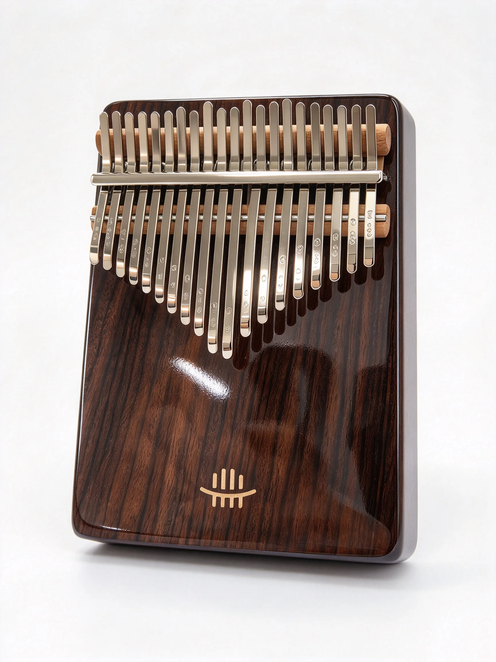 Kalimba professionnelle Hluru, 21 touches, boîte de résonance, piano à pouces, bois de rose, entièrement en bois massif, finition brillante, idéal pour les débutants.