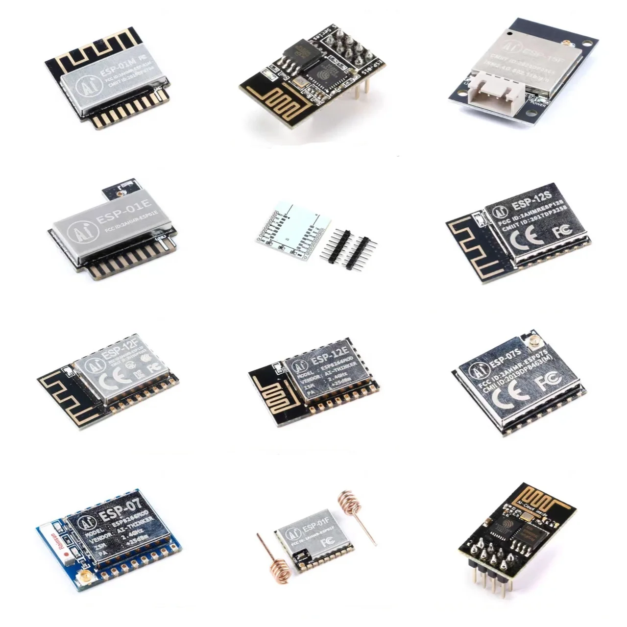 ESP-01/07S/12F ESP8266 serial to WiFi module wireless transparent transmission industrial grade Internet of Things