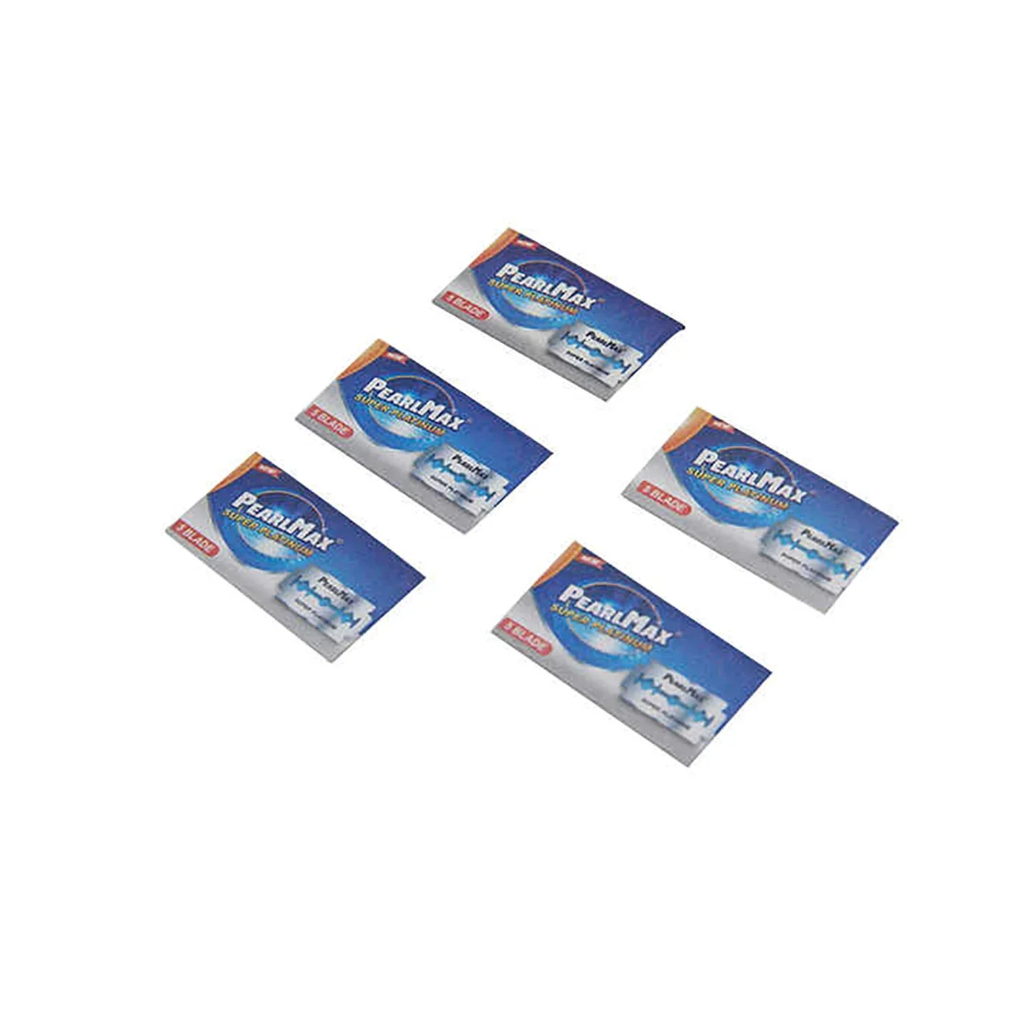 100PCS Premium Platinum Stainless Steel Double Edge Razor Blades for Men Clean Professional Shave Machine Accessories