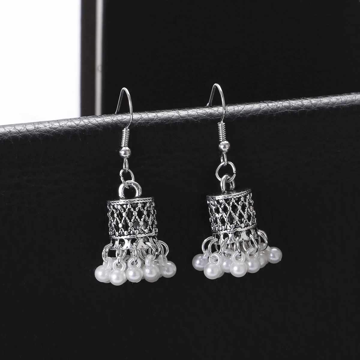 Pendientes Piercing Indian Jewelry Jhumka Tassel Earrings Women Accessories Kolczyki Silver Color Earring Trendy Party Ear rings