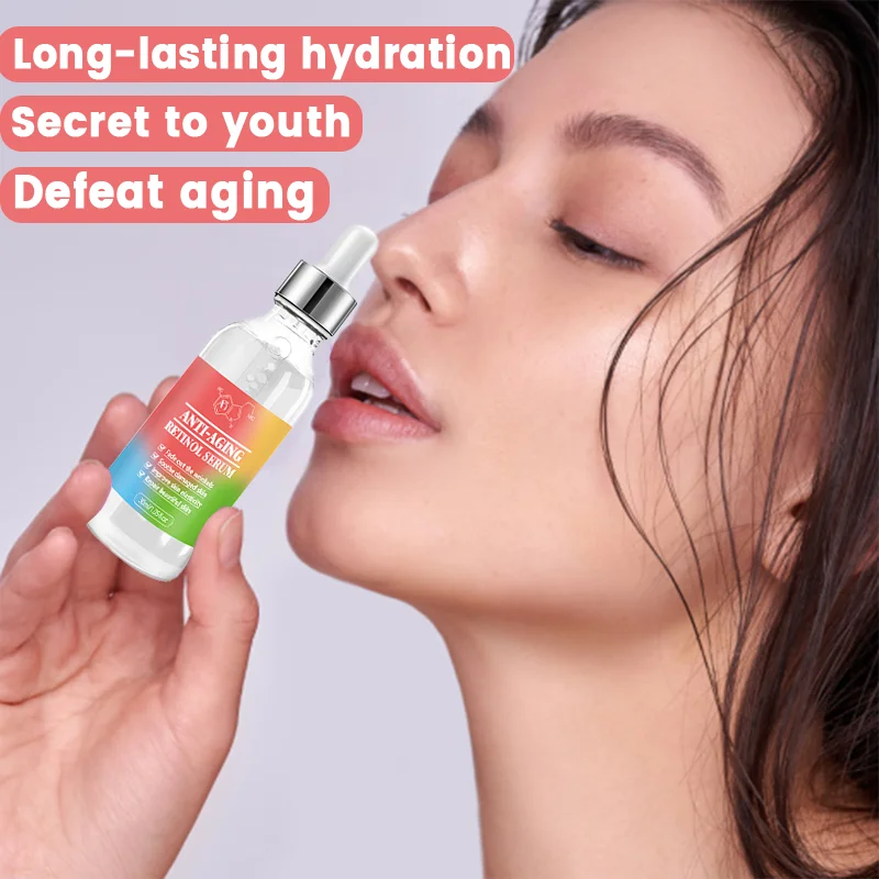 Suero antienvejecimiento de Retinol, hidratante instantáneo, antienvejecimiento, Reduce las líneas finas, cuidado de la piel, suero reparador de cosméticos coreanos