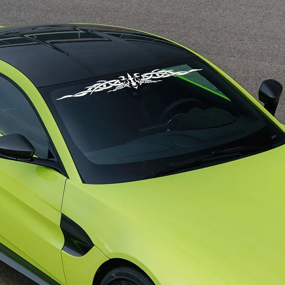 أجنحة الملاك الطوطم جسم السيارة ملصق مائي الفينيل مقاوم للماء غير يتلاشى الزجاج الأمامي عاكس شخصية اكسسوارات السيارات الديكور #3