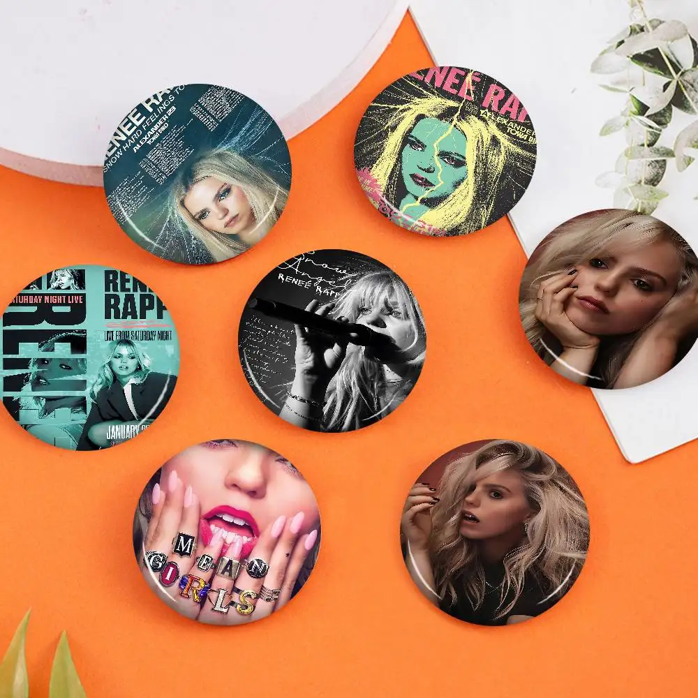 مغني البوب الممثل رينيه راب خمر 58 مللي متر الحيوانات مضحك دبابيس شارة ظهره الملابس هدية التبعي #1